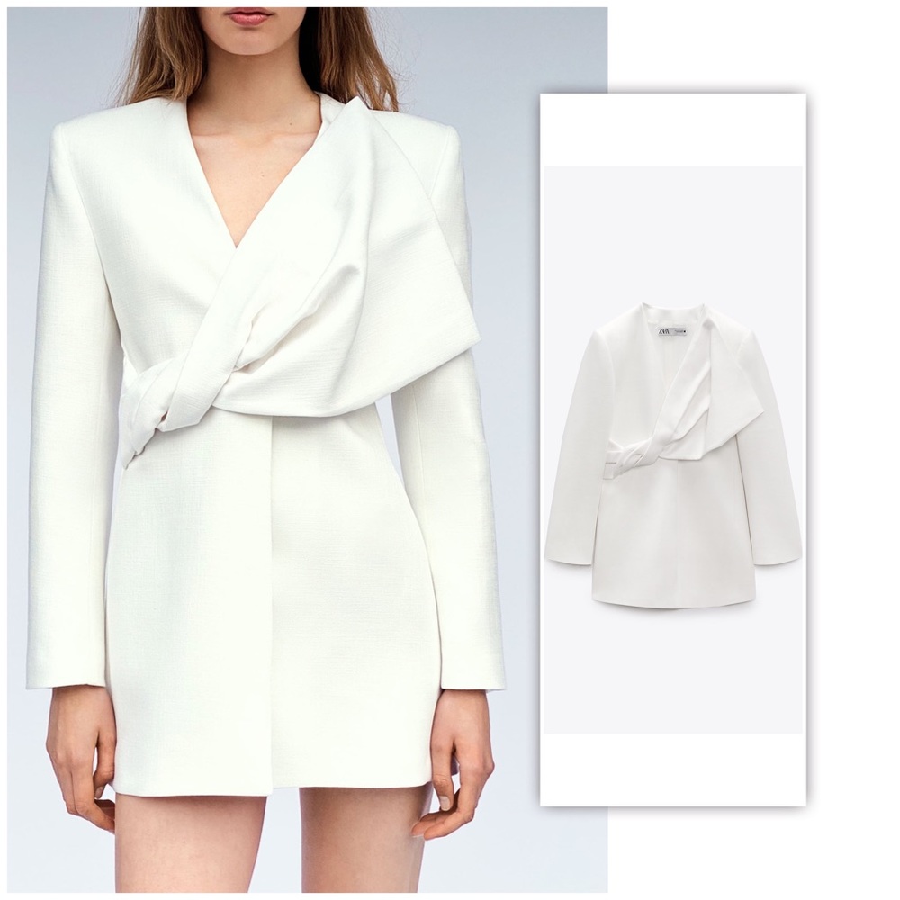 Zara limited edition blazer dress NWT